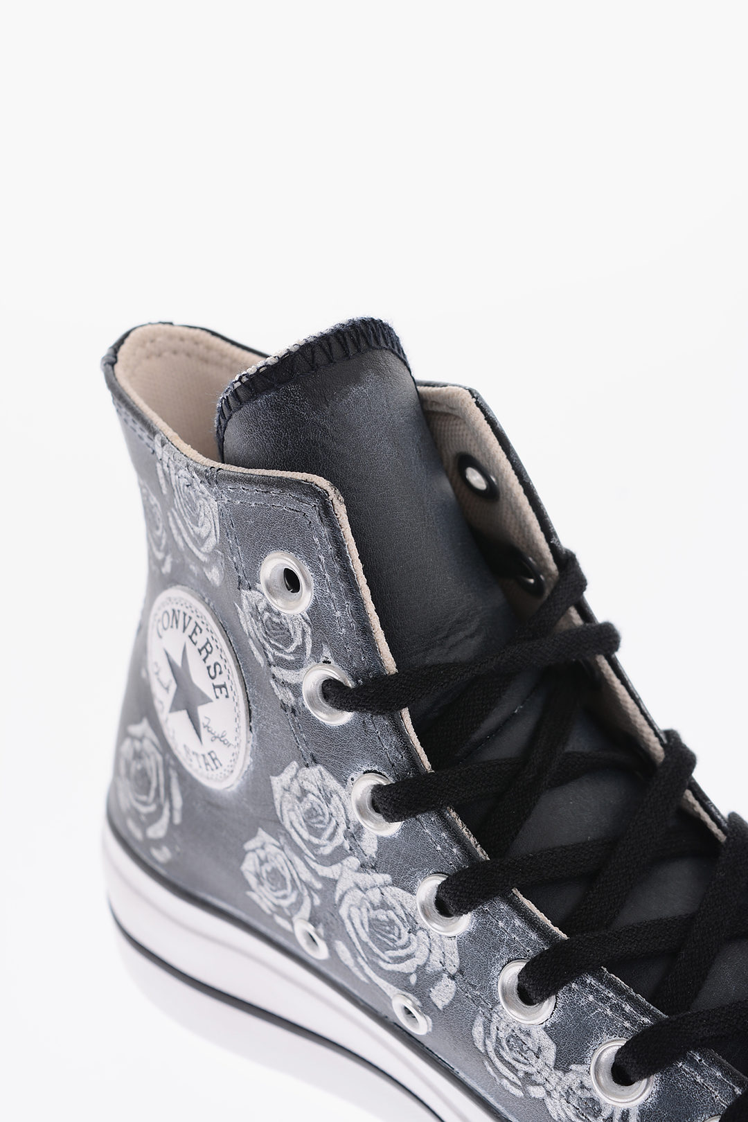 Billy Goat Bereiken regeling Converse ALL STAR CHUCK TAYLOR 4cm Floral Patterned Leather High Top  Sneakers with Platform women - Glamood Outlet