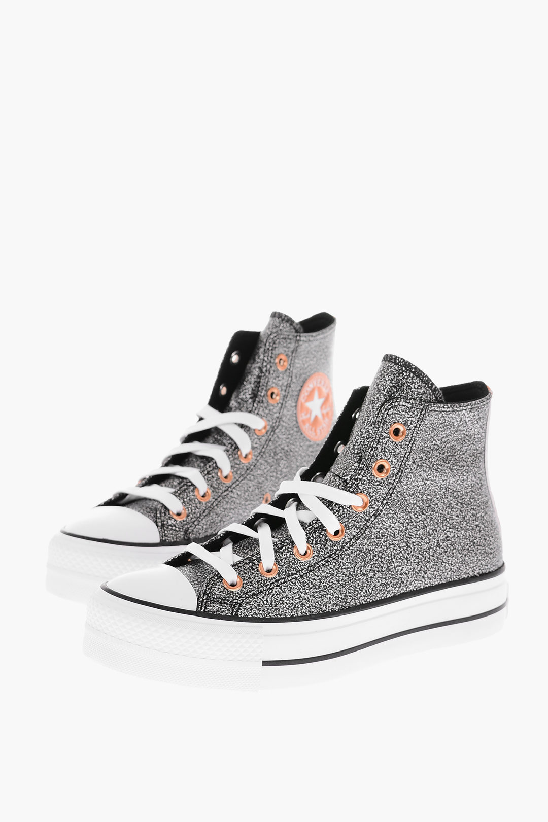 Converse ALL STAR CHUCK TAYLOR 4cm Platform Glitter LIFT High-Top Sneakers  women - Glamood Outlet