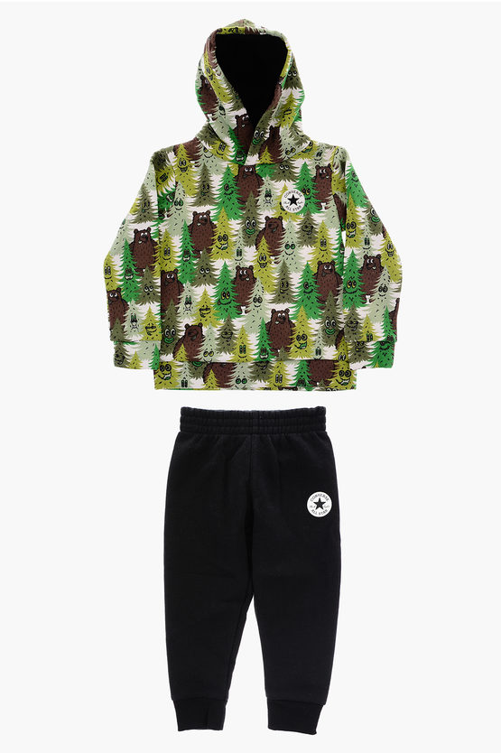 ALL STAR CHUCK TAYLOR All-Over Printed Hoodie and Joggers Set