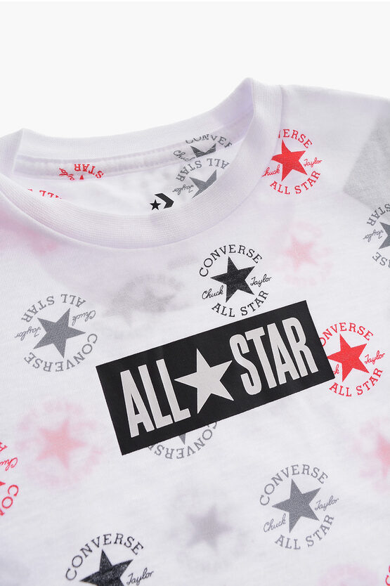 ALL STAR CHUCK TAYLOR All-Over Printed Logo T-shirt and Shorts Set