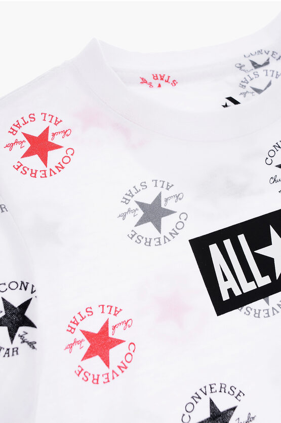 ALL STAR CHUCK TAYLOR All-Over Printed Logo T-shirt and Shorts Set