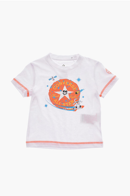 ALL STAR CHUCK TAYLOR All-Over Printed Shorts and Crew-Neck T-shirt Set