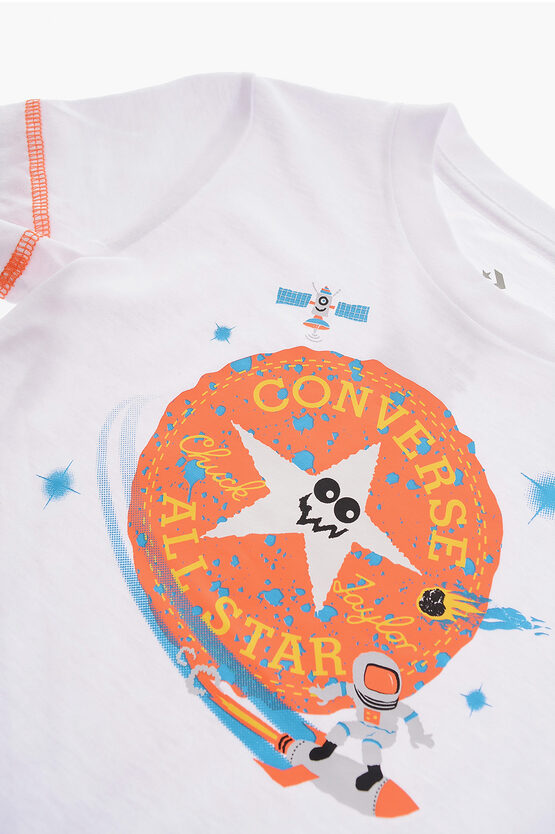 ALL STAR CHUCK TAYLOR All-Over Printed Shorts and Crew-Neck T-shirt Set