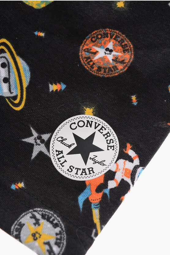 ALL STAR CHUCK TAYLOR All-Over Printed Shorts and Crew-Neck T-shirt Set