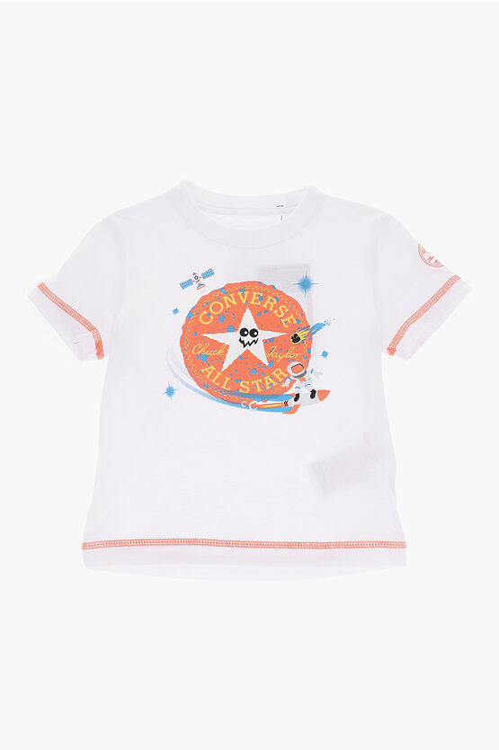 ALL STAR CHUCK TAYLOR All-Over Printed Shorts and Crew-Neck T-shirt Set