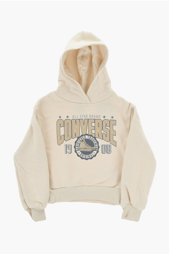 ALL STAR CHUCK TAYLOR Bedruckter Hoodie aus Baumwollfleece