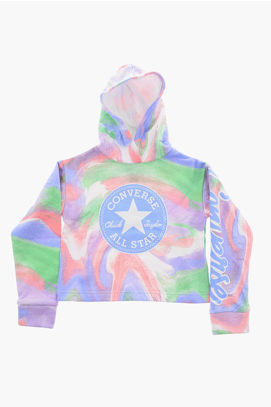 Converse All Star Chuck Taylor Brushed Cotton Hoodie In Multi