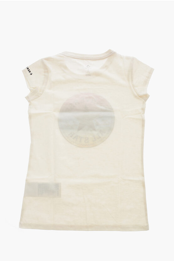 ALL STAR CHUCK TAYLOR Crew-Neck T-shirt with Gradient Logo-Print