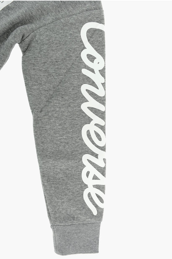 ALL STAR CHUCK TAYLOR Felpa con Cappuccio in Cotone Garzato