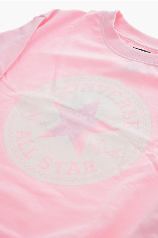 ALL STAR CHUCK TAYLOR Felpa Girocollo con Maxi Logo Stampato