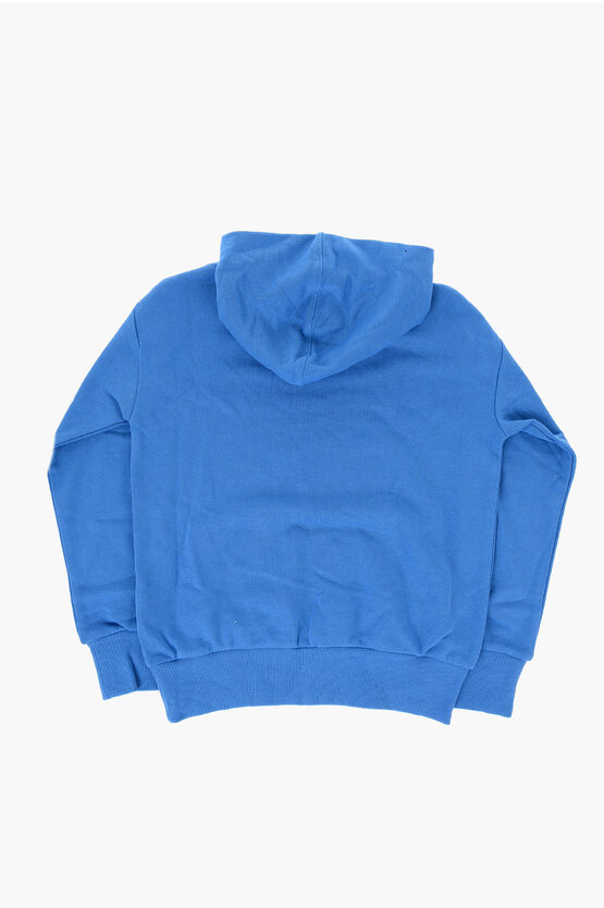 ALL STAR CHUCK TAYLOR Felpa Hoodie in Misto Cotone Garzato