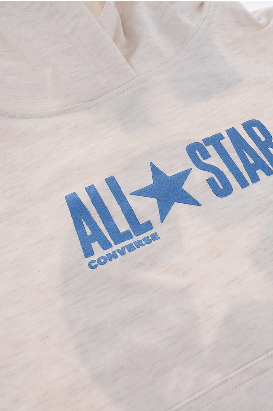 ALL STAR CHUCK TAYLOR Felpa Leggera con Cappuccio e Tasca a Toppa 