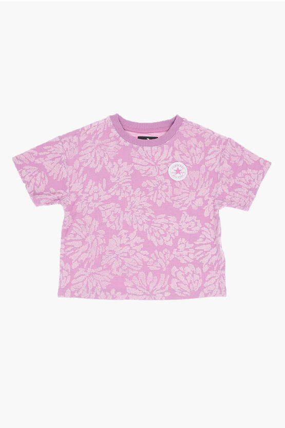 Converse All Star Chuck Taylor Floral Jacquard Crew-neck T-shirt