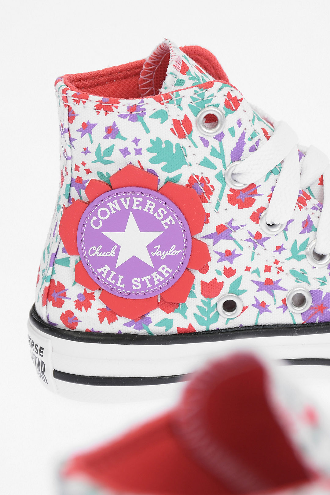 ayuda ayudar Dar Converse KIDS ALL STAR CHUCK TAYLOR Floral Patterned high-top Sneakers  girls - Glamood Outlet