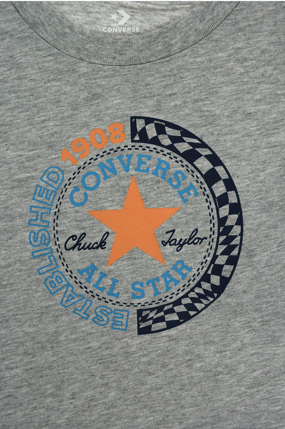 ALL STAR CHUCK TAYLOR Front Printed Crew-neck T-shirt