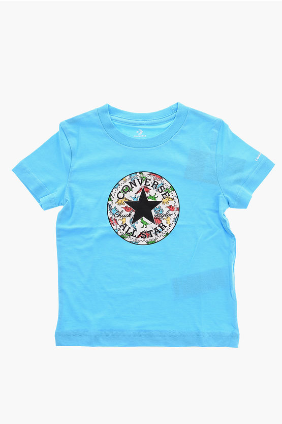 ALL STAR CHUCK TAYLOR front printed crew-neck t-shirt