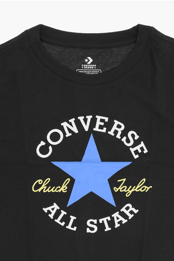 ALL STAR CHUCK TAYLOR Frontal Printed Crew-neck T-shirt