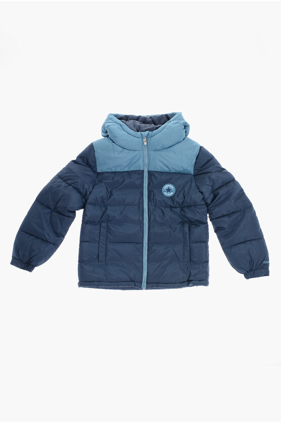 ALL STAR CHUCK TAYLOR Giubbotto Imbottito con Fodera in Pile e Cappuccio