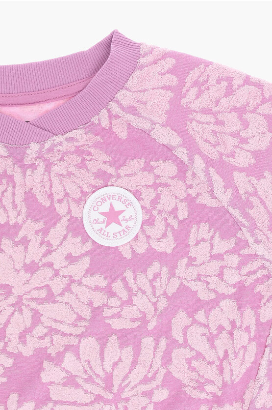 ALL STAR CHUCK TAYLOR Jacquard Crew-neck Sweatshirt