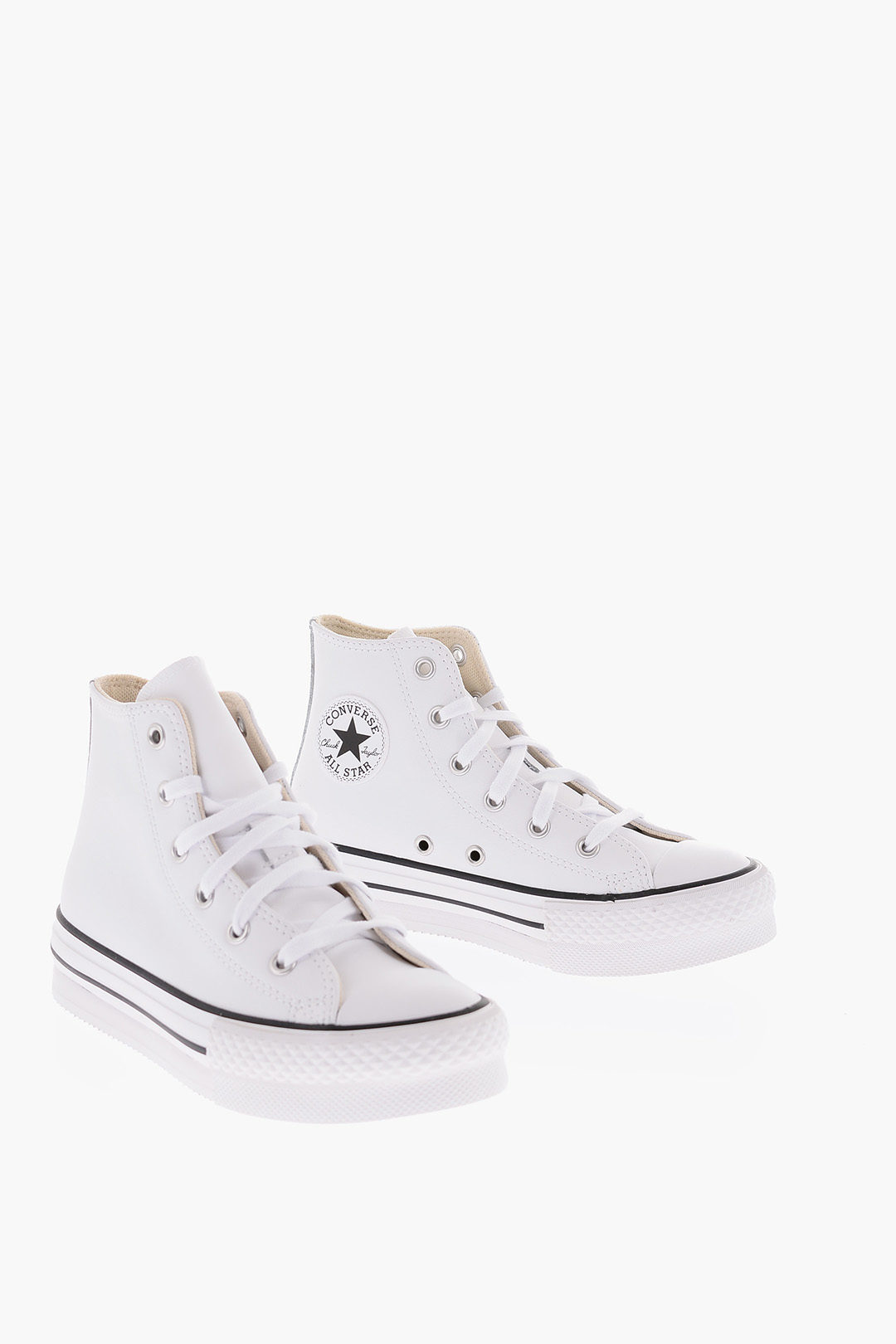Doorweekt fluit hoofdstad Converse KIDS ALL STAR CHUCK TAYLOR Leather High Top Sneakers boys -  Glamood Outlet