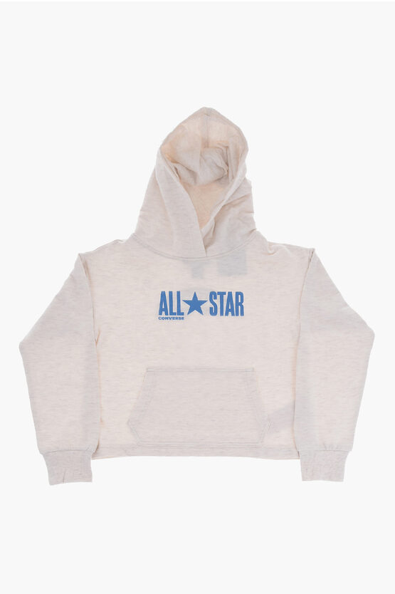 Converse All Star Chuck Taylor Lightweight Hoodie With Patch Pocket In Pink