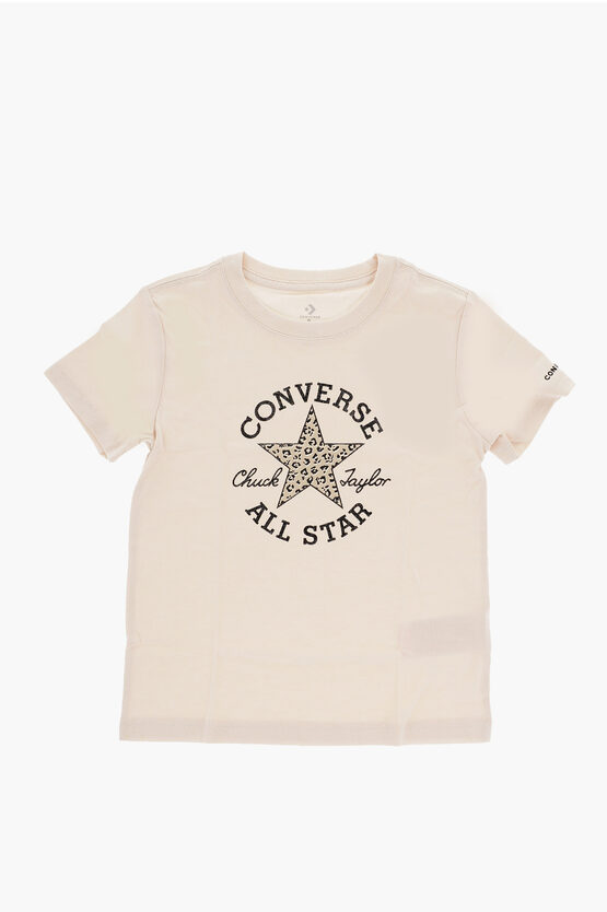 Shop Converse All Star Chuck Taylor Logo Printed Crewneck T-shirt