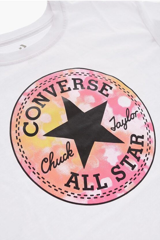 ALL STAR CHUCK TAYLOR Maxi Logo Printed Crew-neck T-Shirt