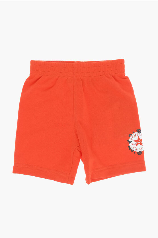 ALL STAR CHUCK TAYLOR Maxi Logo Printed T-Shirt and Shorts Set