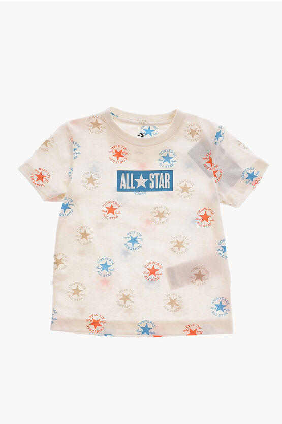 ALL STAR CHUCK TAYLOR Mesh Shorts and All-Over Logo T-shirt Set