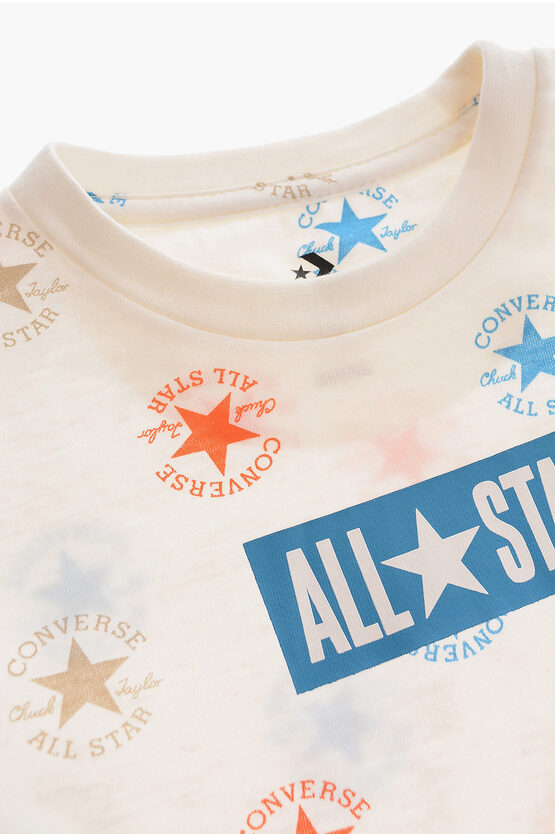 ALL STAR CHUCK TAYLOR Mesh Shorts and All-Over Logo T-shirt Set