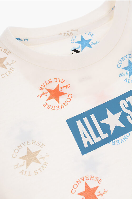 ALL STAR CHUCK TAYLOR Mesh Shorts and All-Over Logo T-shirt Set
