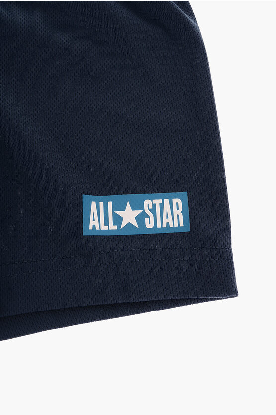 ALL STAR CHUCK TAYLOR Mesh Shorts and All-Over Logo T-shirt Set