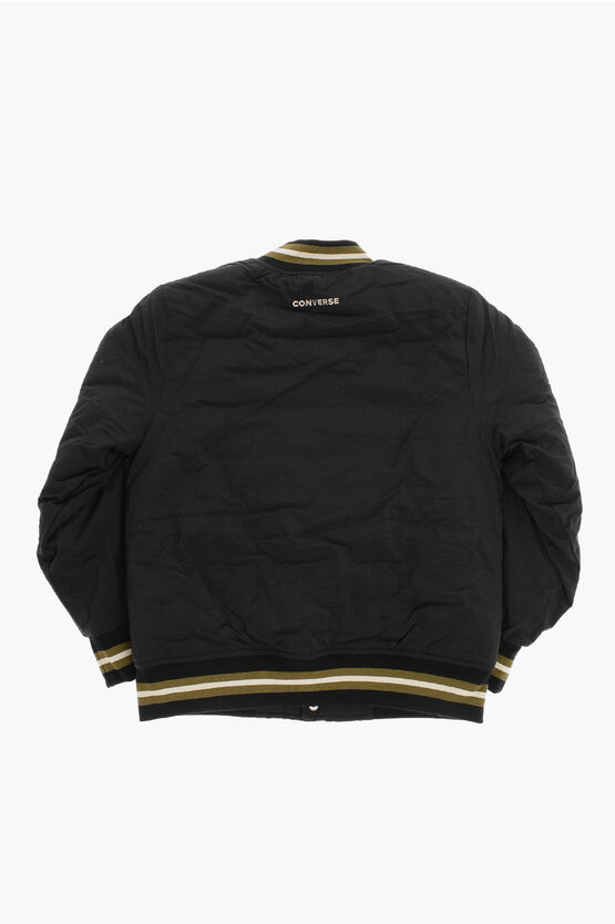 ALL STAR CHUCK TAYLOR Padded Varsity Jacket with Embroidered Logo