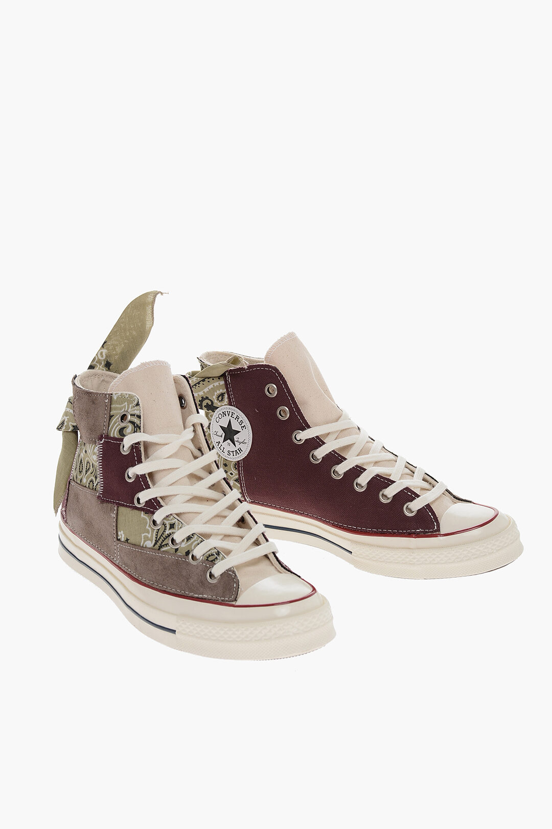 Converse ALL STAR CHUCK TAYLOR Patchwork 70' High-Top with Suede Details men women Glamood Outlet