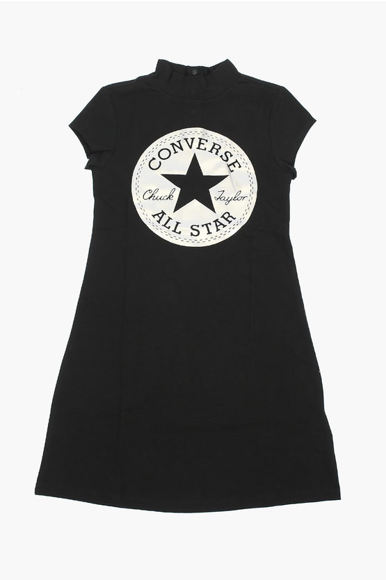 Converse All Star Chuck Taylor Printed Dress In Black