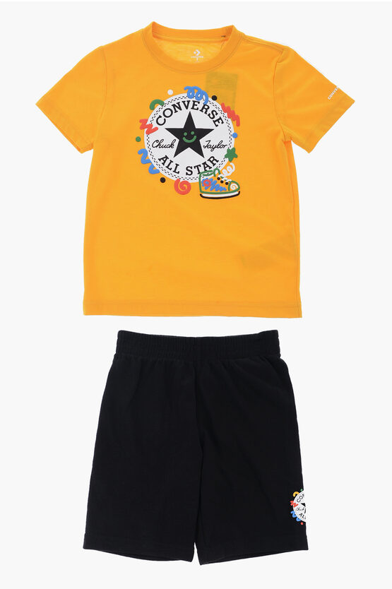 ALL STAR CHUCK TAYLOR Printed SQUIGGLE Shorts and T-shirt Set