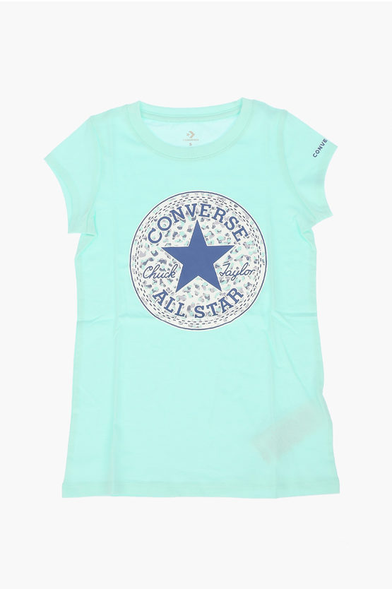 Converse All Star Chuck Taylor Printed T-shirt In Blue