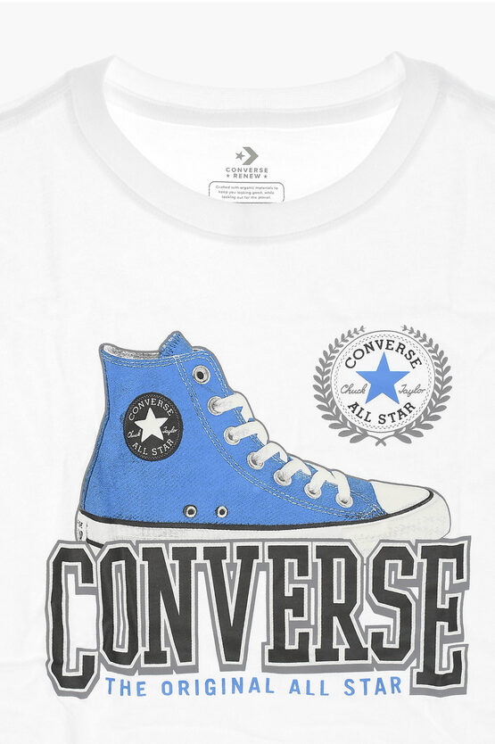 ALL STAR CHUCK TAYLOR RENEW T-Shirt Girocollo Stampata