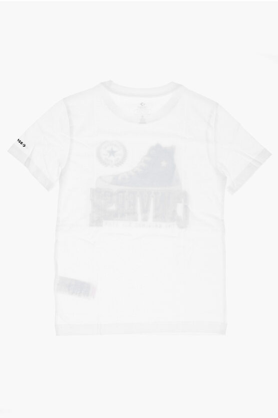 ALL STAR CHUCK TAYLOR RENEW T-Shirt Girocollo Stampata