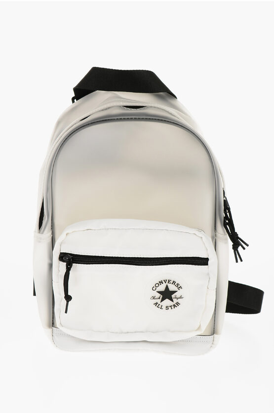 Converse All Star Chuck Taylor See-through Go Lo Backpack With Contra In Grey
