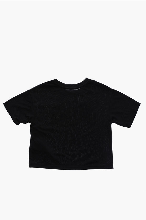 ALL STAR CHUCK TAYLOR Set Aus Crop-T-Shirt Und Haargummi Aus Lurex