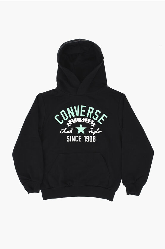 ALL STAR CHUCK TAYLOR Set aus Hoodie und Jogginghose in Uni mit aufgedrucktem Logo