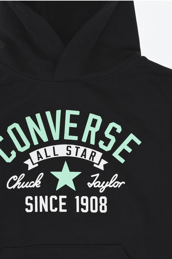 ALL STAR CHUCK TAYLOR Set aus Hoodie und Jogginghose in Uni mit aufgedrucktem Logo
