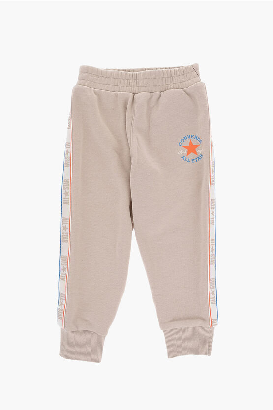 ALL STAR CHUCK TAYLOR Set Felpa Hoodie e Joggers in Tinta Unita con Banda Laterale Logata