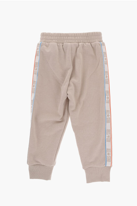 ALL STAR CHUCK TAYLOR Set Felpa Hoodie e Joggers in Tinta Unita con Banda Laterale Logata