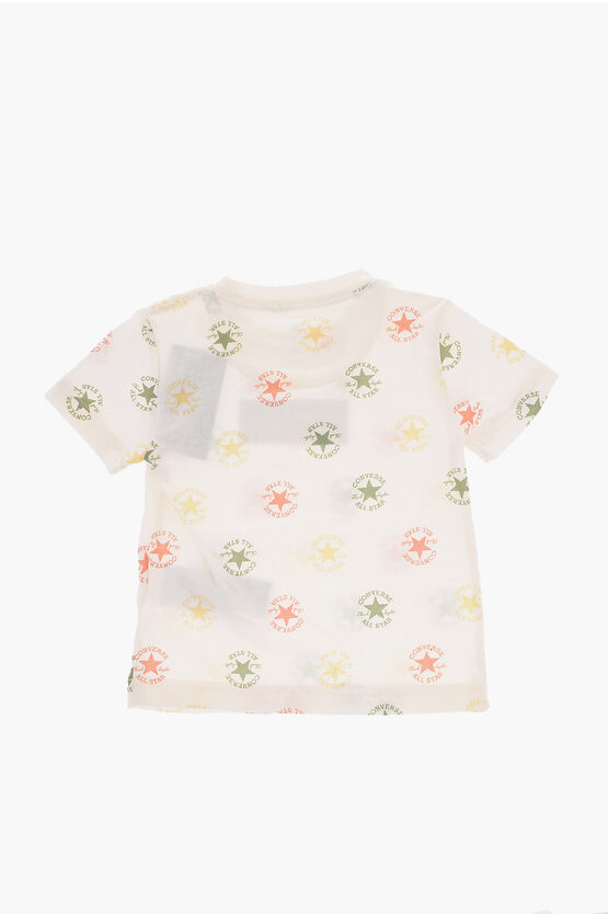 ALL STAR CHUCK TAYLOR Set T-shirt Girocollo stampata All Over e Shorts in Mesh