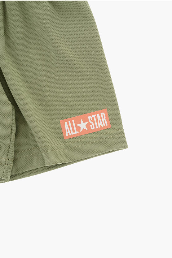 ALL STAR CHUCK TAYLOR Set T-shirt Girocollo stampata All Over e Shorts in Mesh