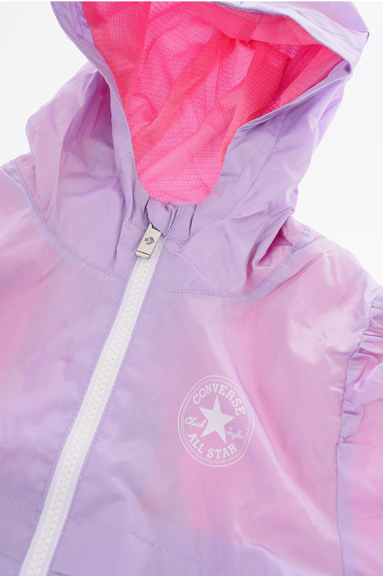 ALL STAR CHUCK TAYLOR Shiny Effect Lightweight Waterproof  BOX FIT Jacket 