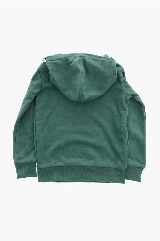 ALL STAR CHUCK TAYLOR Solid Color Hoodie and Joggers Set with Logoed Side Band