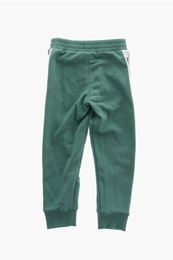 ALL STAR CHUCK TAYLOR Solid Color Hoodie and Joggers Set with Logoed Side Band